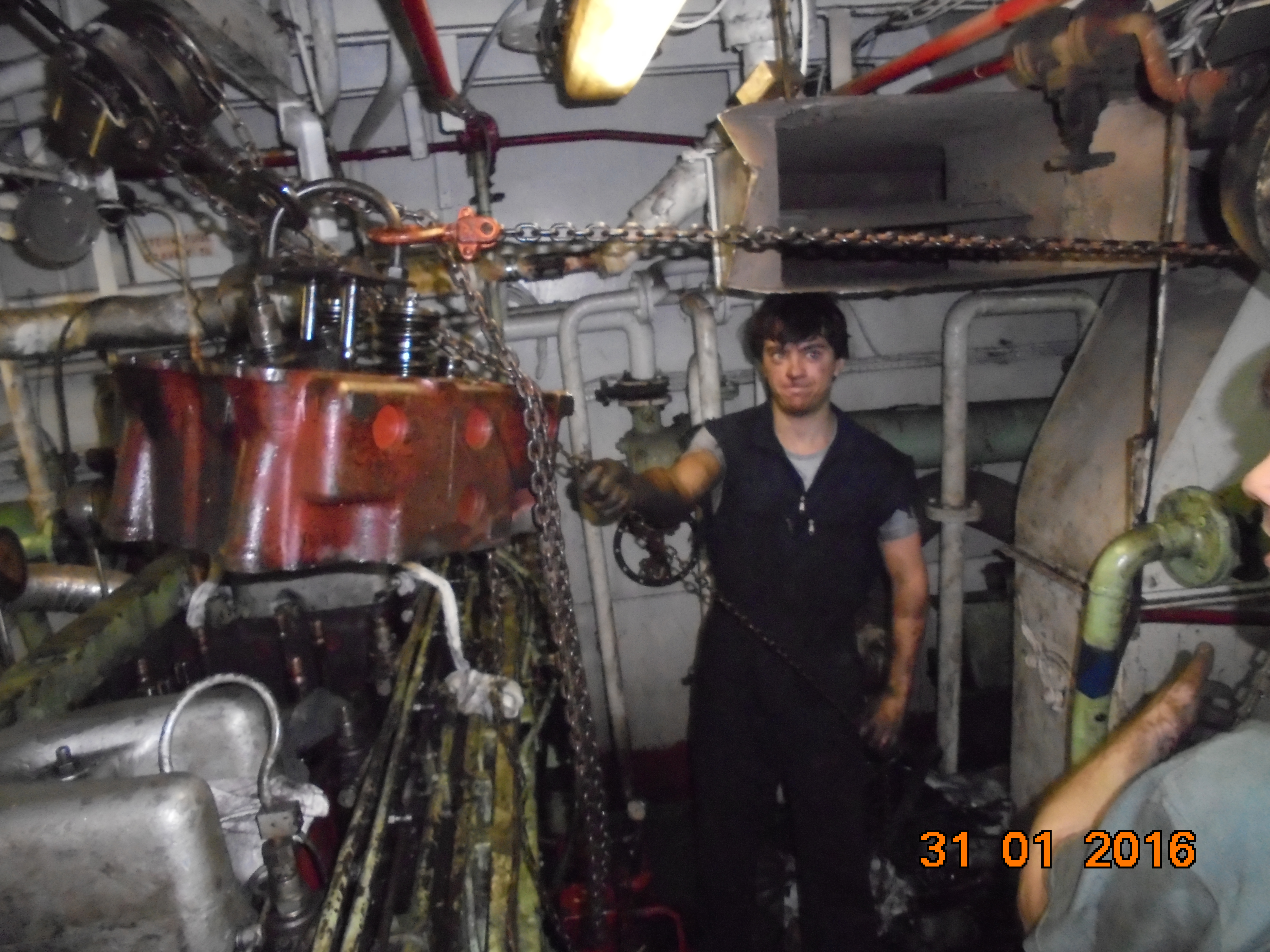 Engine room, 2016 — early years at sea
